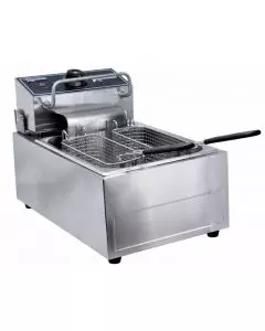 Dukers DCF10ED 10lb Split Pot Electric Countertop Deep Fryer –  MEDITERRANEAN RESTAURANT EQUIPMENT