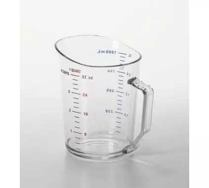 Cambro Camwear® 1 cup Clear Polycarbonate Measuring Cup