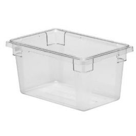 Cambro 4.75 Gal White Poly Commercial Food Storage Box, 12 x 18 x 9